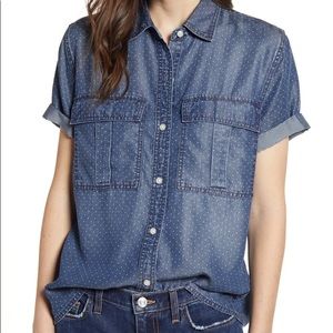 NWT CURRENT/ELLIOTT The Amabel Shirt Size 2